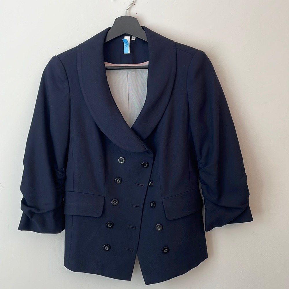 Anthropologie Sine Navy Blazer